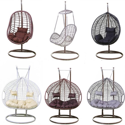 Outdoor egg chair swing set - chair,