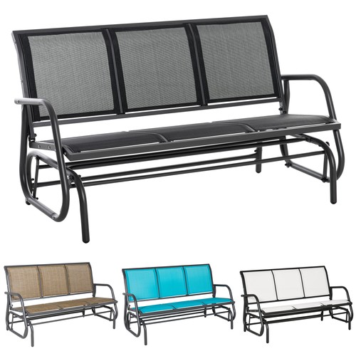 Outsunny patio seat glider - outsunny, 3-seat