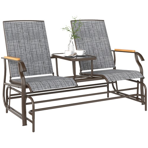 Outdoor glider bench - outdoor, 2-person