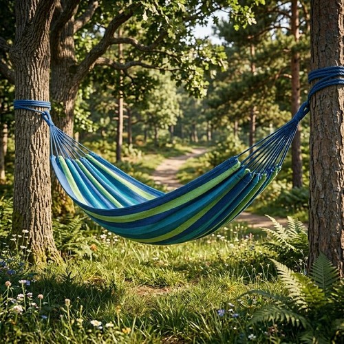 Outdoor hanging hammock - hammock, chair