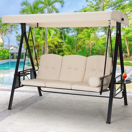 Person outdoor patio swing - 3-person,