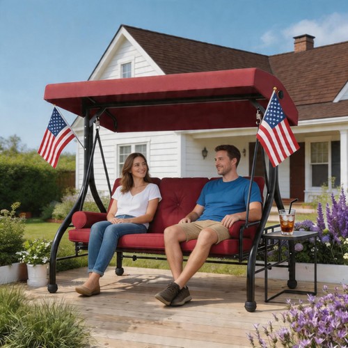 Outdoor porch swing - outdoor,