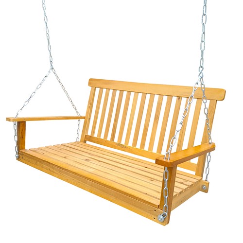 Front porch swing armrests - front, w/armrests