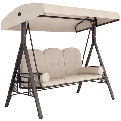 Seat patio swing tilt - 3-seat,