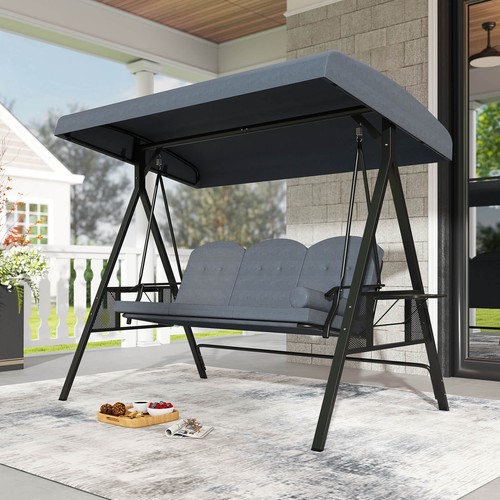 Seat patio swing chair with - swing,